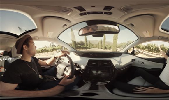 Toyota employs VR for new Prius spot