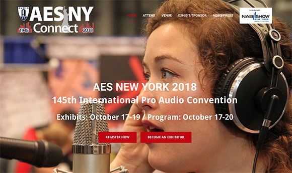 Advance registration open for October's AES show in NYC