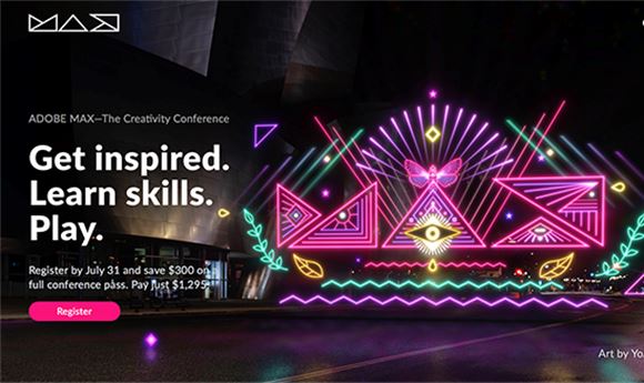 Registration open for October's Adobe Max conference