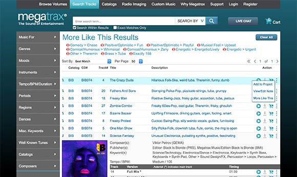 Megatrax improves search functionality; releases “Percussion For Commercials'