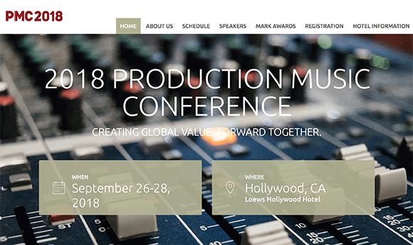 Production Music Conference set for Sept 26-28