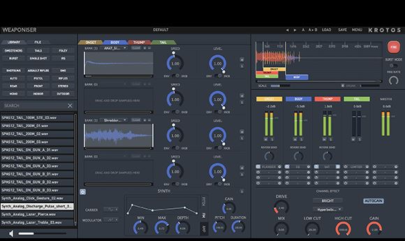 New plug-in helps audio pros create weapon sounds