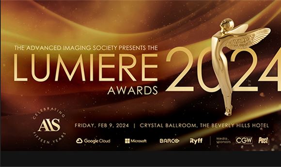 The Advanced Imaging Society presents 14th annual Lumiere Awards