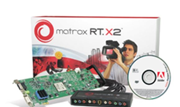 MATROX SHIPS RT.X2 HDV/DV NLE
