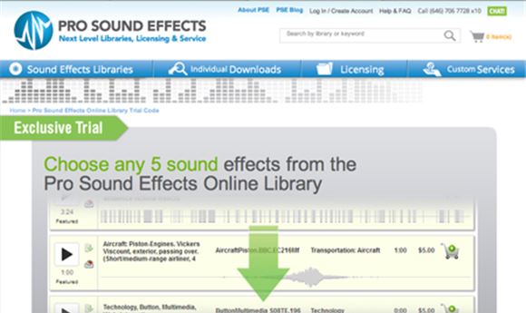 Pro Sound Effects offering free downloads