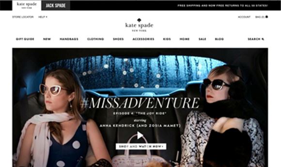 Whitehouse Post continues Kate Spade's  'Miss Adventure'