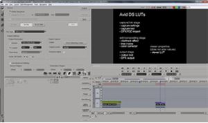 Avid DS - Introduction to LUTs - Part 2