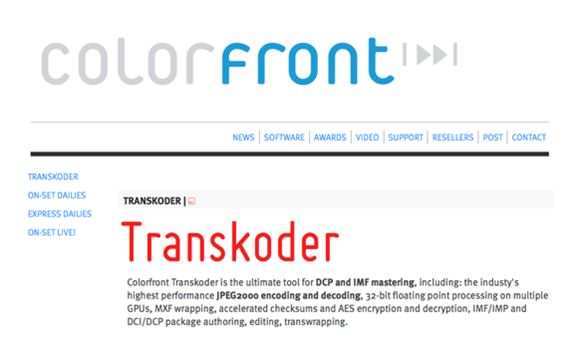 Colorfront debuts Transkoder 2016 on Mac