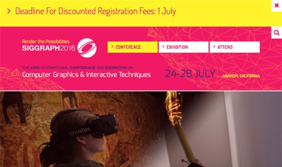 SIGGRAPH to celebrate 'Summer of VR'