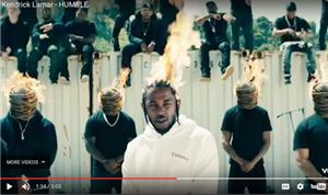 Music Video: Kendrick Lamar — <i>Humble</i>