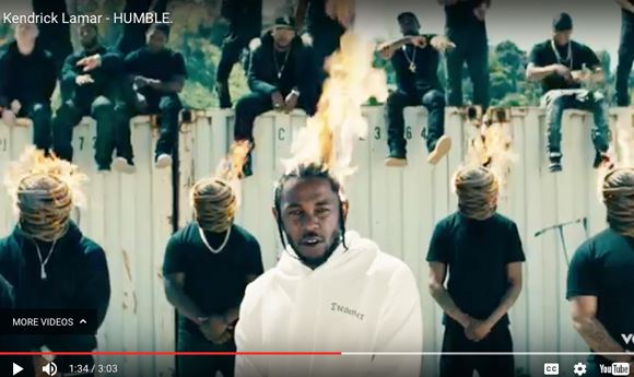 Music Video: Kendrick Lamar — <i>Humble</i>