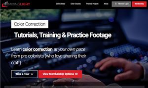 Mixing Light updates Website for online training