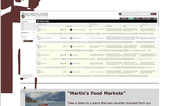 Music library NoiseFloor launches online