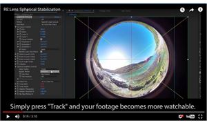 RE:Lens plug-in provides stabilization, distortion correction