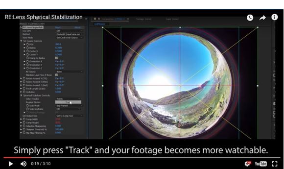 RE:Lens plug-in provides stabilization, distortion correction