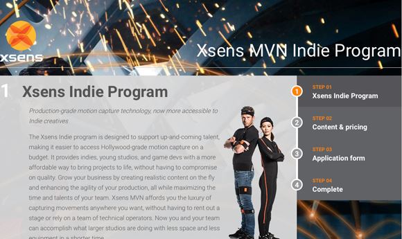 Xsens' new Indie Program brings mocap to the masses