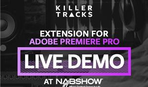 Killer Tracks demos Adobe Premiere plug-in for music searches