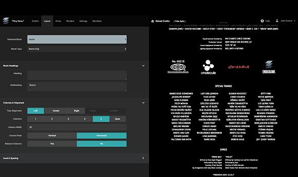 Endcrawl's SaaS helps streamline the creation of end credits