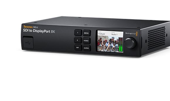 Blackmagic Design ships 8K DisplayPort monitoring solution