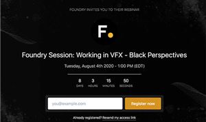 Foundry Webinar to offer 'Black Perspective'