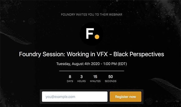Foundry Webinar to offer 'Black Perspective'