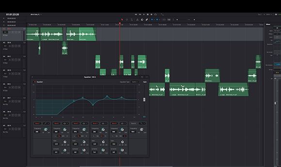 NYFA's LA campus teaching audio post with DaVinci Resolve