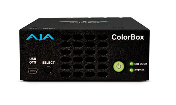 AJA's new ColorBox ensures color accuracy across production pipelines