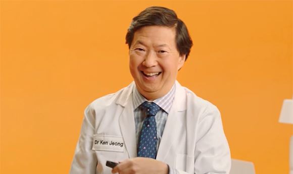 Charlieuniformtango cuts ThermaCare spot staring Ken Jeong