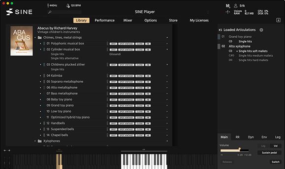 Orchestral Tools' Abacus collection of children's toy samples