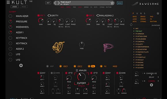 Review: Dawesome's Kult synth plug-in