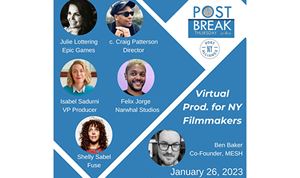 Virtual production showcase taking place January 26th in NYC