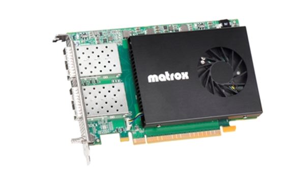 Matrox unveils X.mio5 Q25 NIC card