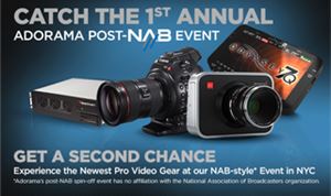 Adorama hosting post-NAB event in NYC