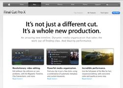 Apple releases Final Cut Pro X
