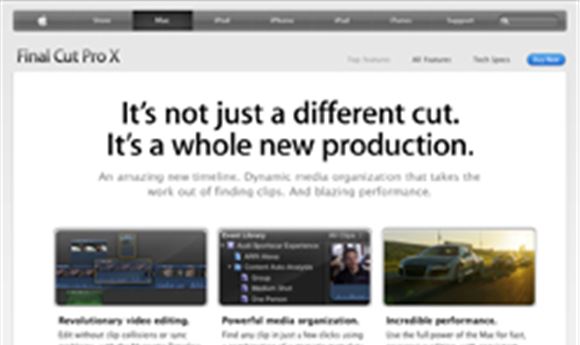 Apple releases Final Cut Pro X