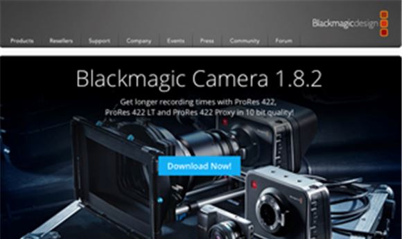 Blackmagic Camera update adds support for 3 ProRes formats