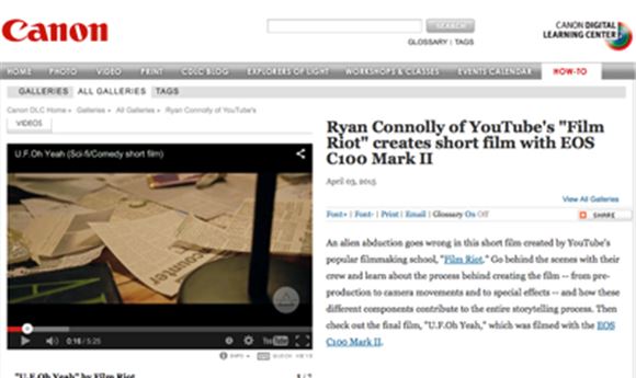 Canon presents EOS Mark II tutorials
