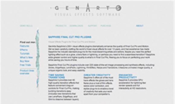 Webinar to highlight GenArts' FCP plug-in