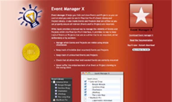Event Manager X simplifies FCP X workflows