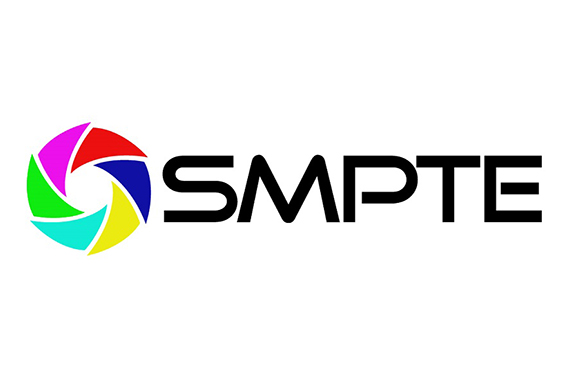 SMPTE logo featuring a colorful circular aperture icon and black text on a white background.