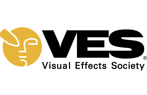 VES logo featuring a yellow circular face icon and bold black text.