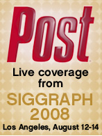 Post logo with text Live coverage from SIGGRAPH 2008 Los Angeles, August 12-14